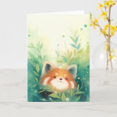 Rode Panda Geheime Wereld Kaart (Gele Bloem)
