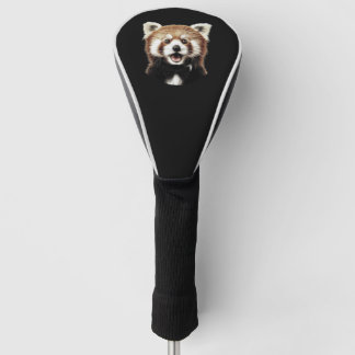 Rode panda gezicht golfheadcover