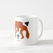 RODE PANDA GEZICHT KOFFIEMOK (Voorkant rechts)