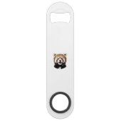 Rode panda gezicht speed flessenopener (Voorkant)