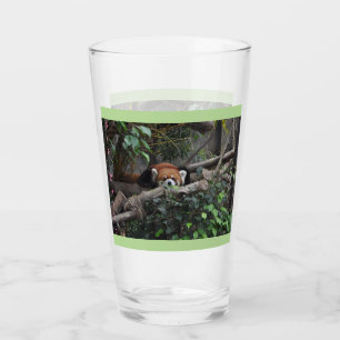 Rode Panda Glas