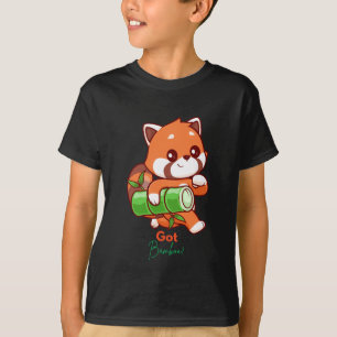 Rode Panda Heeft Bamboe? T-shirt
