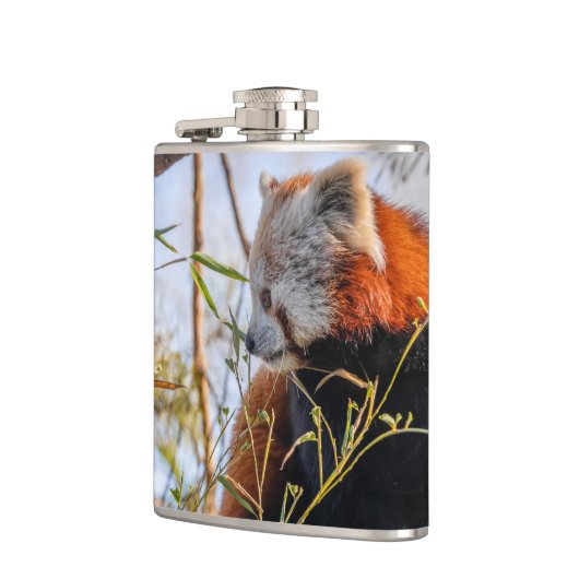 Rode panda heupfles (Links)