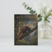 Rode panda Himalaya bos DIEREN Briefkaart (Staand voorkant)