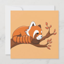  Rode Panda in de boom Kaart