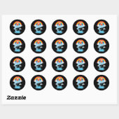 Rode Panda Kawaii Rode Panda Dolfijn Rode Panda Ronde Sticker (Vel)