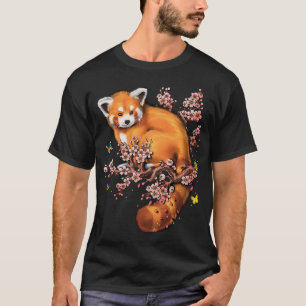 Rode Panda Kersenbloesem T-shirt