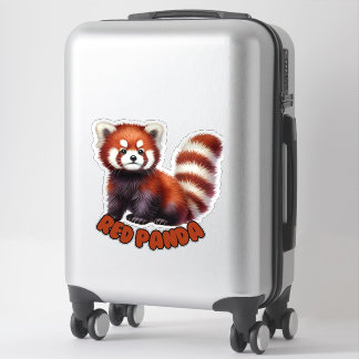 RODE PANDA - KINDERKAMER STICKER