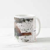 Rode panda koffiemok (Voorkant rechts)