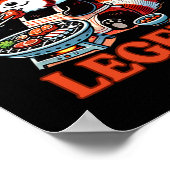 Rode Panda Koreaanse Bbq Legende Poster (Hoek)