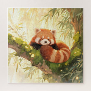 Rode panda legpuzzel