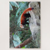 rode panda legpuzzel (Verticaal)