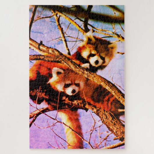 rode panda legpuzzel (Verticaal)