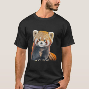 Rode Panda-liefde gemakkelijk verstoord door rode T-shirt