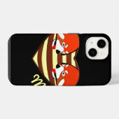 Rode Panda Liefdeshart iPhone Hoesje (Achterkant horizontaal)