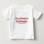 Rode Panda-Logo T-shirt (Achterkant)