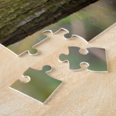 Rode panda loopt op tak legpuzzel (Zijkant)