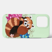 Rode Panda Lotus Bloemen Henna Case-Mate iPhone Case (Achterkant (horizontaal))