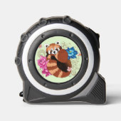 Rode Panda Lotus Bloemen Henna Rolmaat (Voorkant)