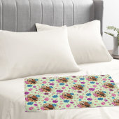 Rode Panda Lotusbloemen Henna Kussensloop