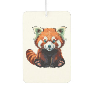 Rode panda luchtverfrisser