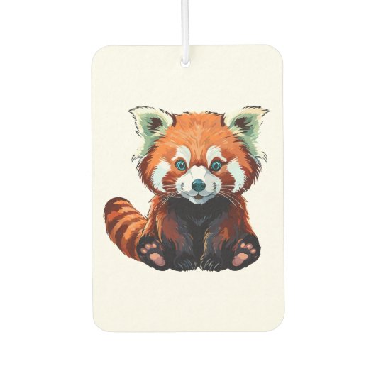 Rode panda luchtverfrisser (Voorkant)