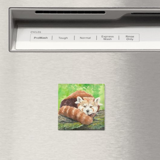 Rode panda magneet (Insitu (Vaatwasser))