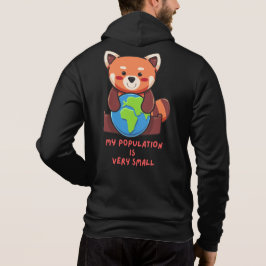 Rode panda: Mijn populatie is erg klein. Hoodie