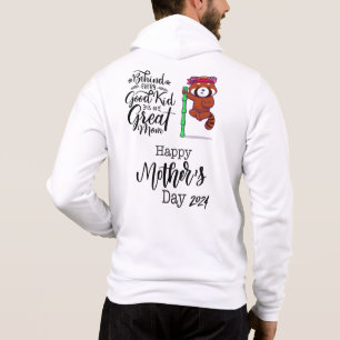 Rode panda moederdag 2024. hoodie