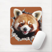 Rode panda muismat (Met muis)