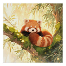 Rode panda perfect poster