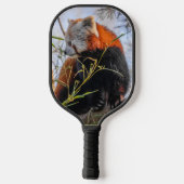 Rode panda pickleball paddle (Achterkant)