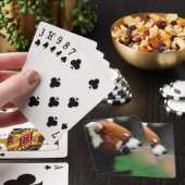 Rode panda pokerkaarten (Insitu)