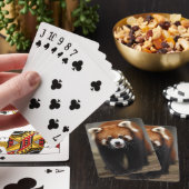 Rode Panda Pokerkaarten (Insitu)