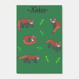 Rode panda post-it® notes