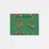 Rode panda post-it® notes (Voorkant)