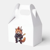 Rode Panda Rocker-cadeausdoos Bedankdoosjes (Achterkant)