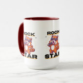 Rode panda: rockster mok (Voorkant links)