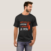 Rode Panda Rode Panda Citaat Voor T-shirt (Voorkant volledig)