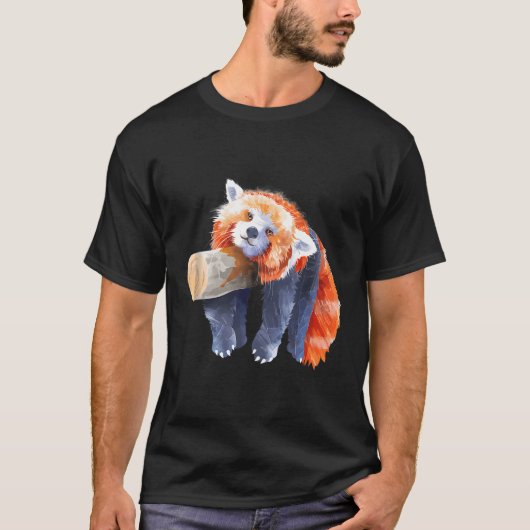 Rode Panda Rode Panda Rode Panda T-shirt (Voorkant)
