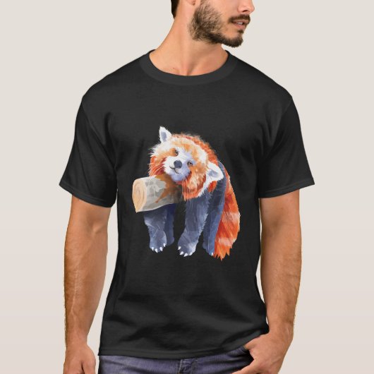 Rode Panda Rode Panda Rode Panda T-shirt (Voorkant)