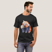 Rode Panda Rode Panda Rode Panda T-shirt (Voorkant volledig)