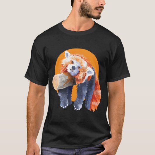 Rode Panda Rode Panda Rode Panda T-shirt (Voorkant)