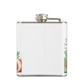 Rode Panda Schattig Leuk Dier Slapen Ontspannen Heupfles (Achterkant)