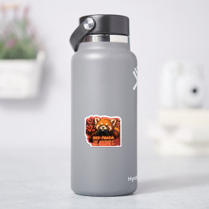 Rode Panda “Schattige Chaos Gremlin” Sticker