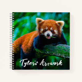 Rode Panda Schetsboek Notitieboek