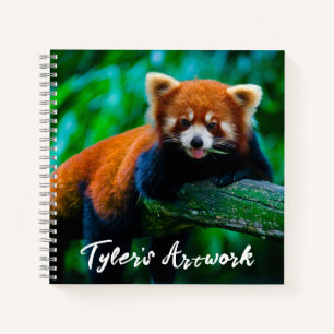 Rode Panda Schetsboek Notitieboek