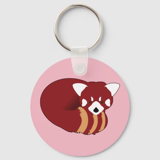 Rode panda sleutelhanger (Voorkant)