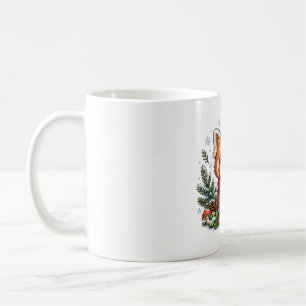 Rode Panda Sneeuwval Kerstmis Koffiemok