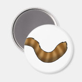 Rode Panda Staart Magneet (Voorkant / Achterkant)